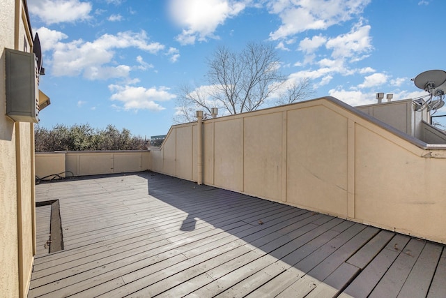 view of deck