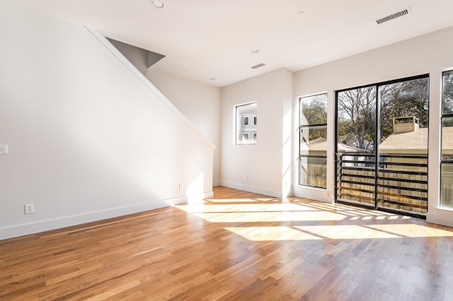 interior space featuring light hardwood / wood-style floors