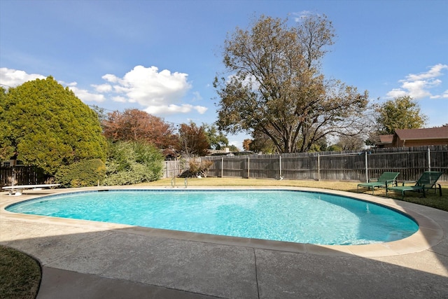 view of pool