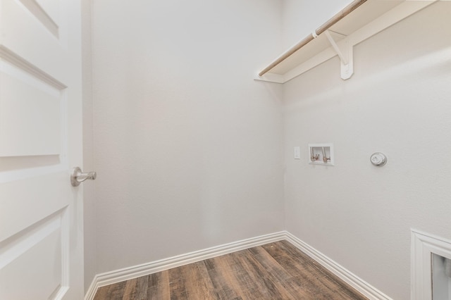 213 Giddings Trl, Forney, TX 75126 - washroom featuring hookup for a washing machine and dark wood-style floors