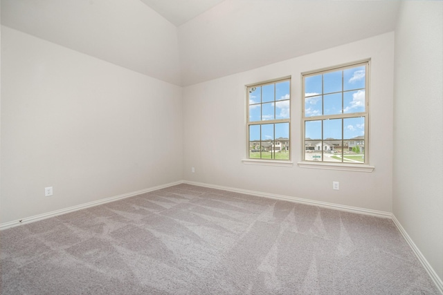 213 Giddings Trl, Forney, TX 75126 - unfurnished room with carpet floors and vaulted ceiling