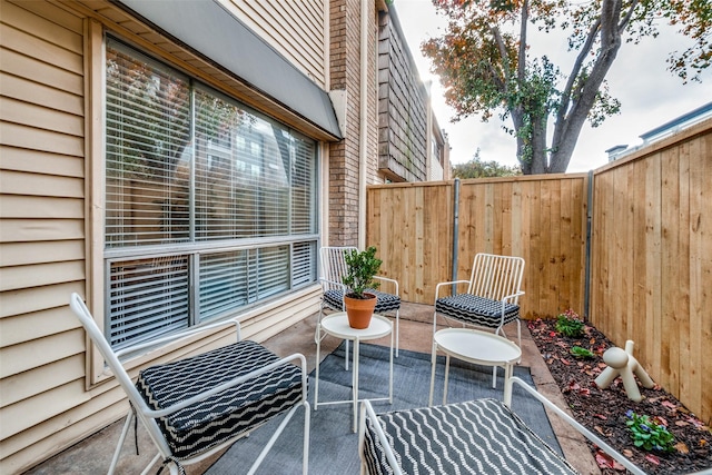 view of patio