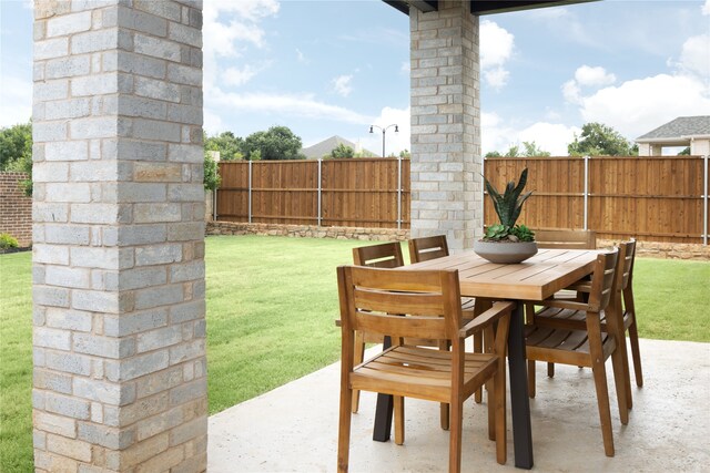 view of patio