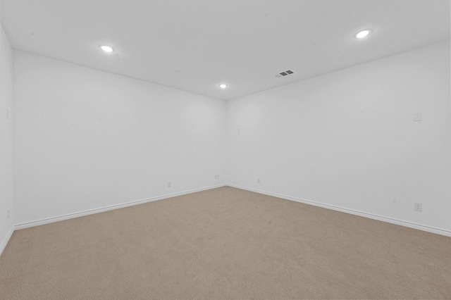 empty room with light carpet