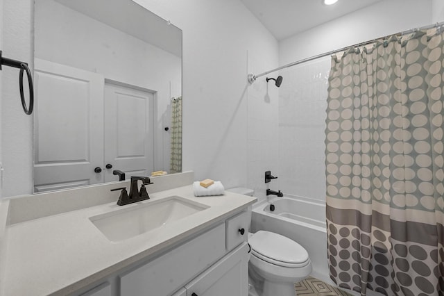 1208 Grass Hollow Pl, Celina, TX 75009 - full bathroom featuring vanity, shower / bath combination with curtain, and recessed lighting