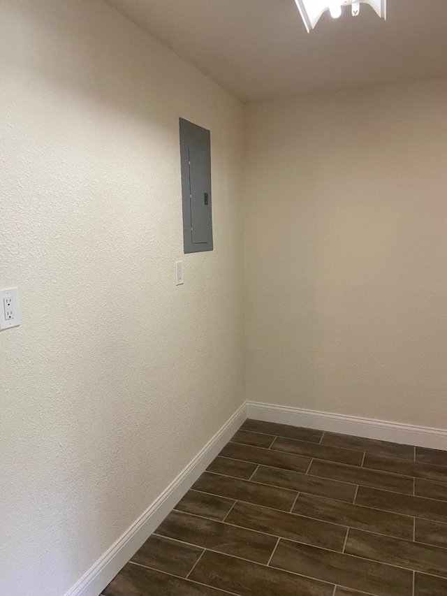 spare room featuring electric panel