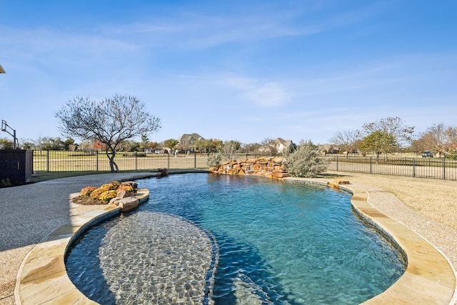 view of pool