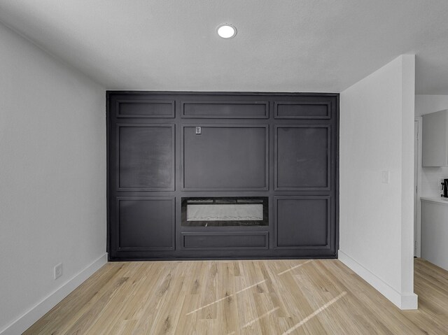 interior space featuring wood-type flooring