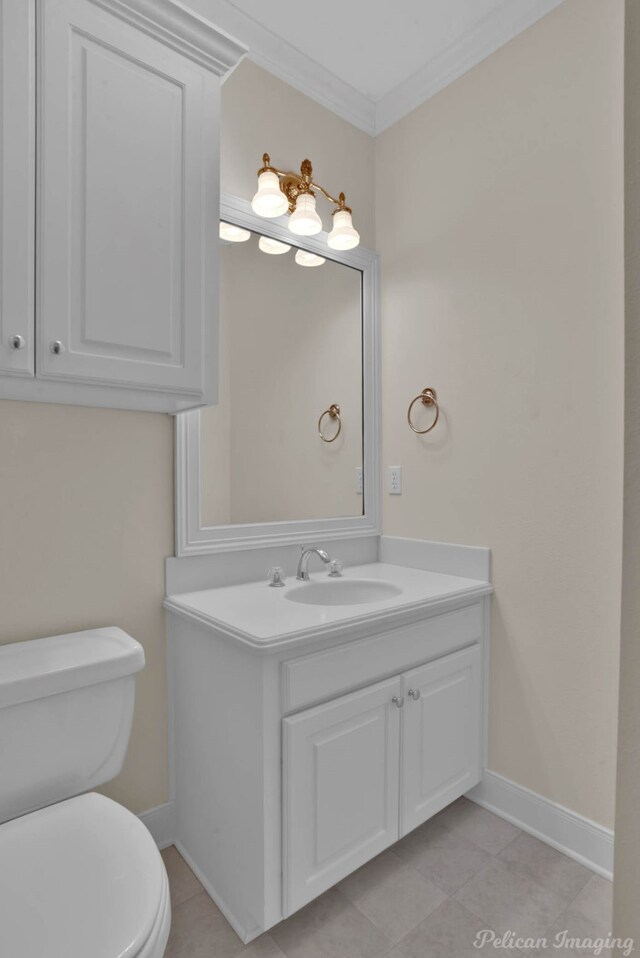 bathroom featuring hardwood / wood-style floors, vanity, and toilet