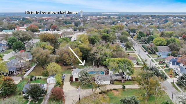 1102 Howell St, Mckinney, TX 75069 - aerial perspective of suburban area