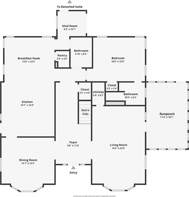 1102 Howell St, Mckinney, TX 75069 - view of home floor plan