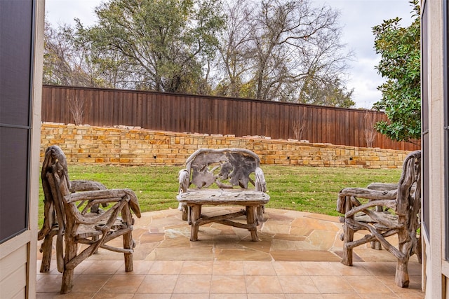 view of patio