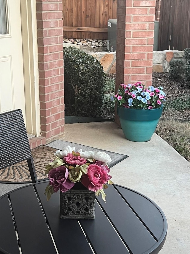 view of patio