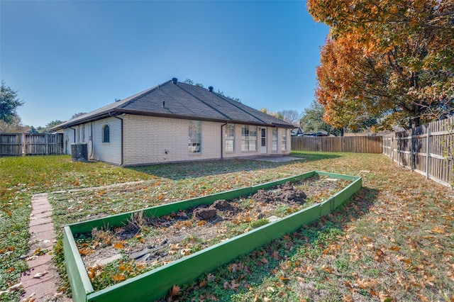 exterior space with central AC unit