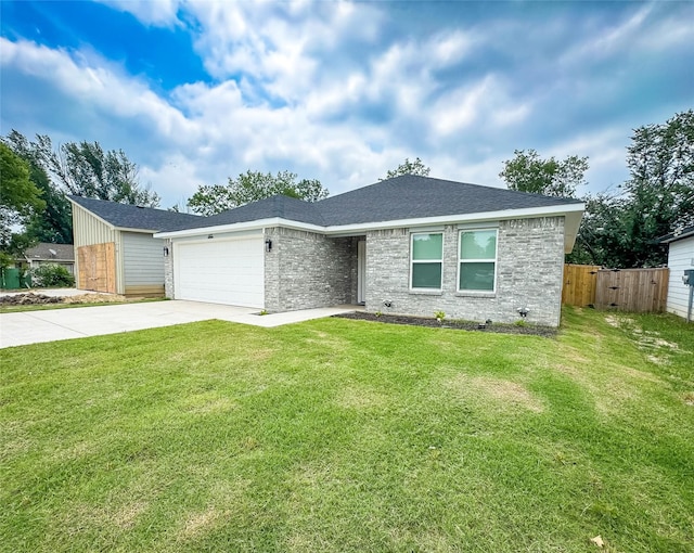 609 E 14th Ave, Corsicana, TX 75110 - ranch-style house featuring driveway, an attached garage, and brick siding