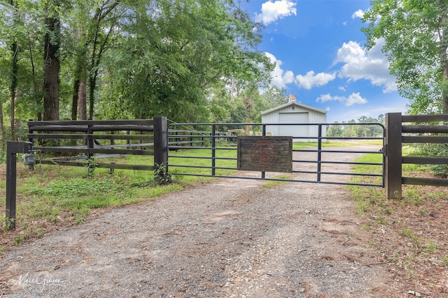 view of gate