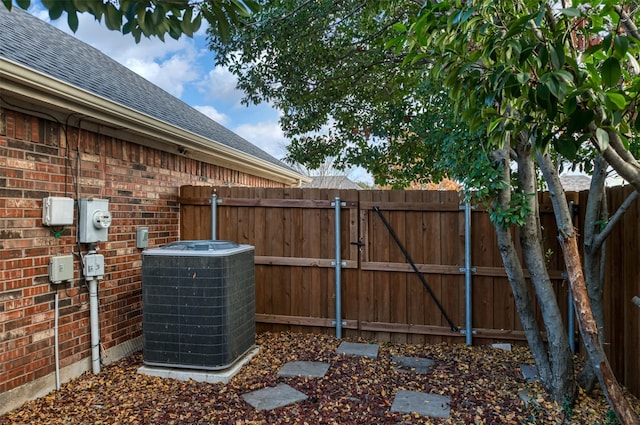 exterior space with central AC unit