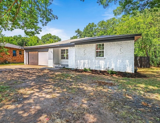 ranch-style house with a garage