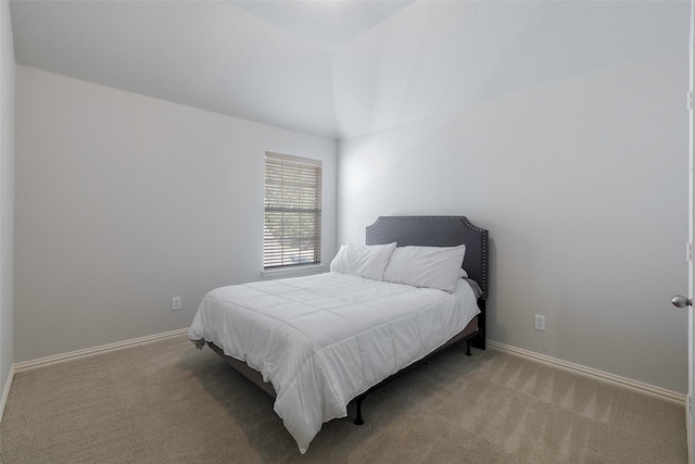 bedroom with carpet