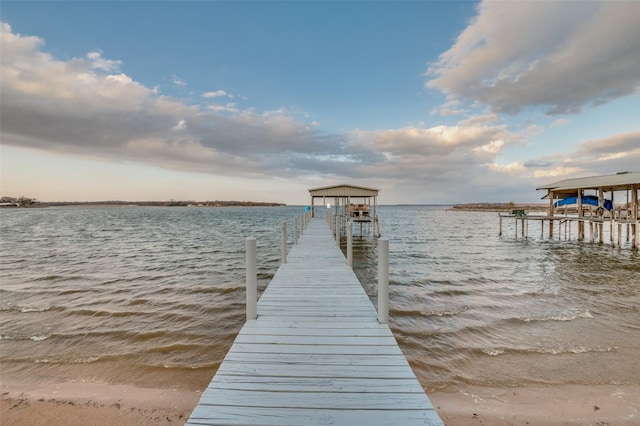 6596 Wells Burnett Rd, Fort Worth, TX 76135 - dock area with a water view