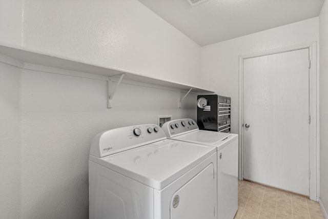 laundry area featuring washer and dryer