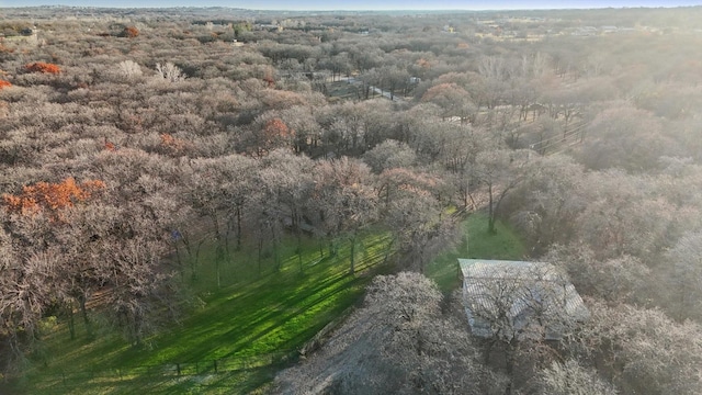 bird's eye view featuring a rural view