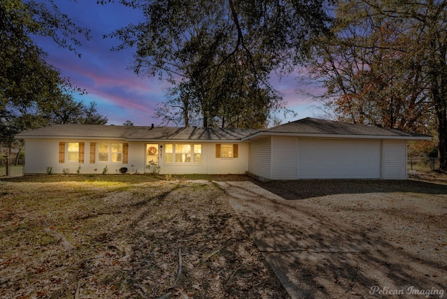 6263 Bain Blvd, Keithville, LA 71047 - ranch-style house with concrete driveway