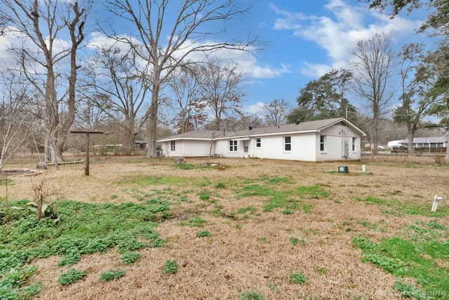 6263 Bain Blvd, Keithville, LA 71047 - rear view of house featuring fence