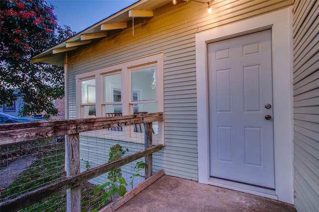 view of entrance to property