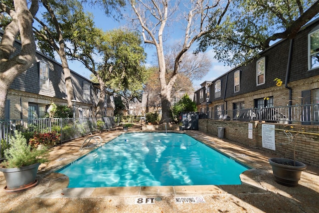 view of pool