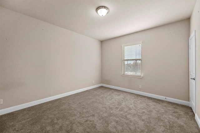 spare room featuring carpet