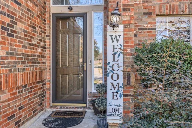 view of entrance to property