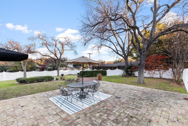 view of patio