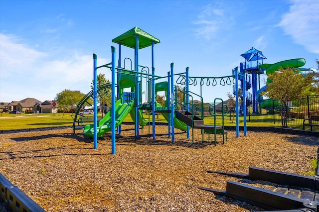 view of play area