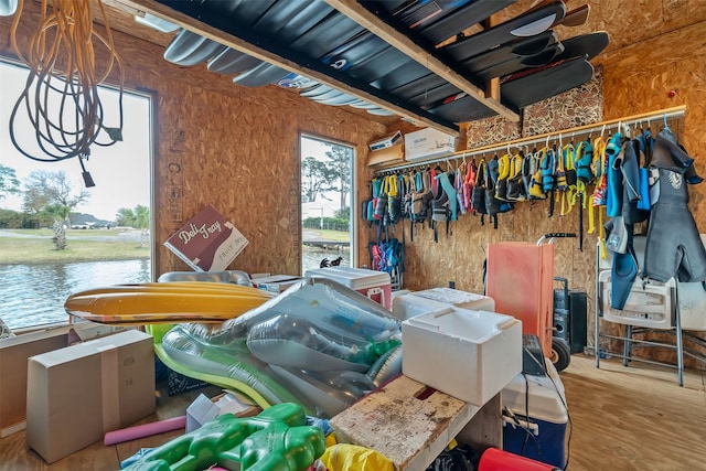 view of storage room