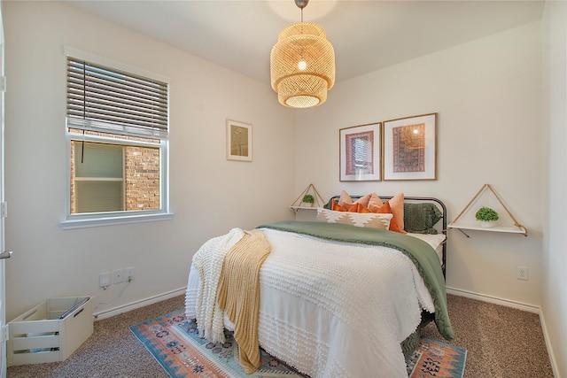 bedroom featuring carpet floors