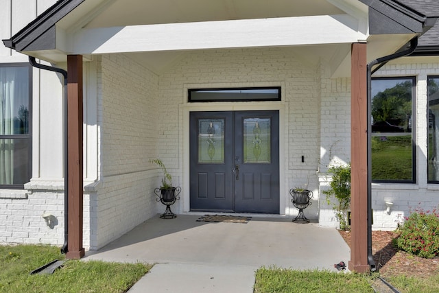 5564 Sheilagh Pl, Fort Worth, TX 76126 - entrance to property with brick siding and french doors