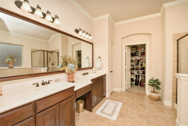 bedroom with a raised ceiling, ceiling fan, crown molding, and light carpet