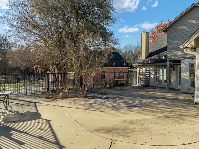 exterior space with a patio