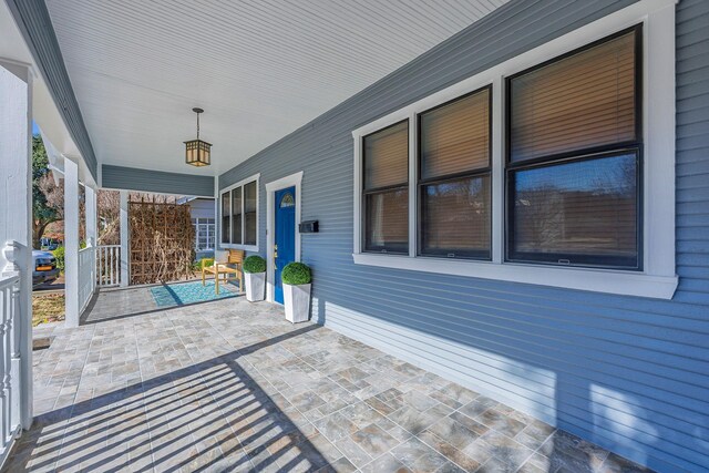 view of patio / terrace featuring a porch