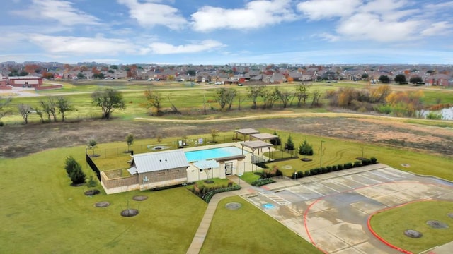 224 Chesapeake Dr, Forney, TX 75126 - bird's eye view of a pool