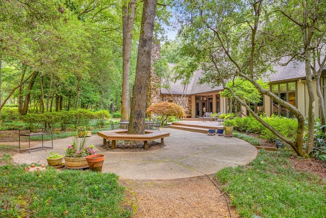 view of patio