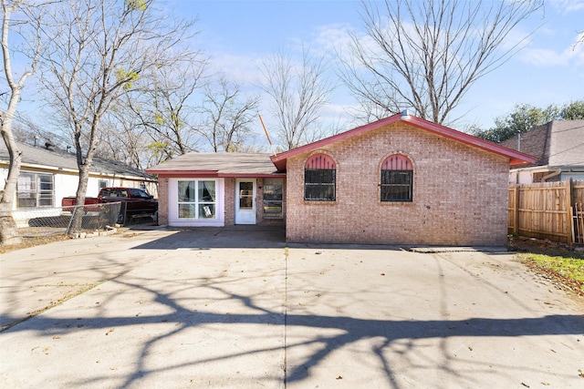 view of front of house