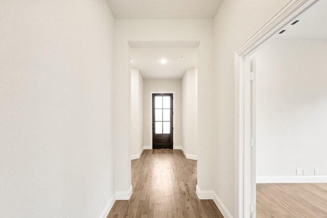 2309 Knapp Trl, Mansfield, TX 76063 - hallway featuring wood finished floors and baseboards