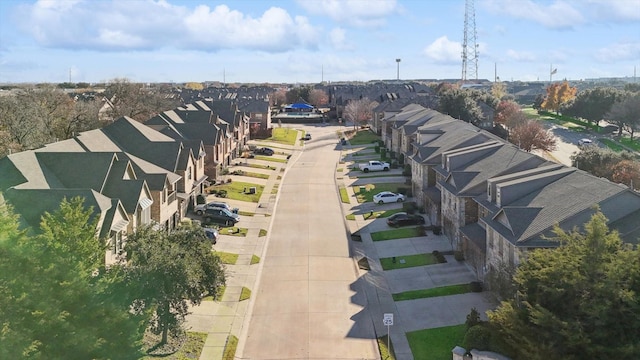 drone / aerial view featuring a residential view