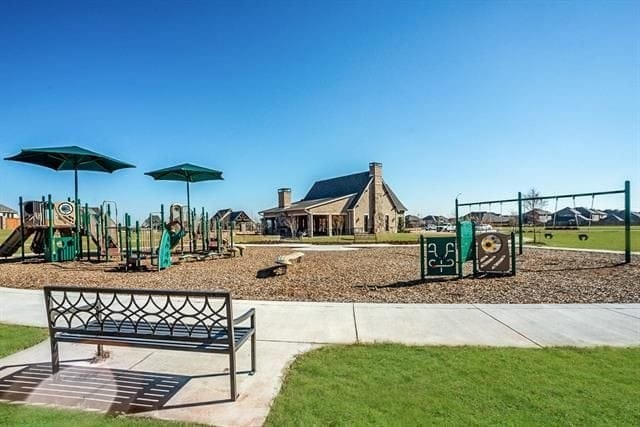 view of jungle gym