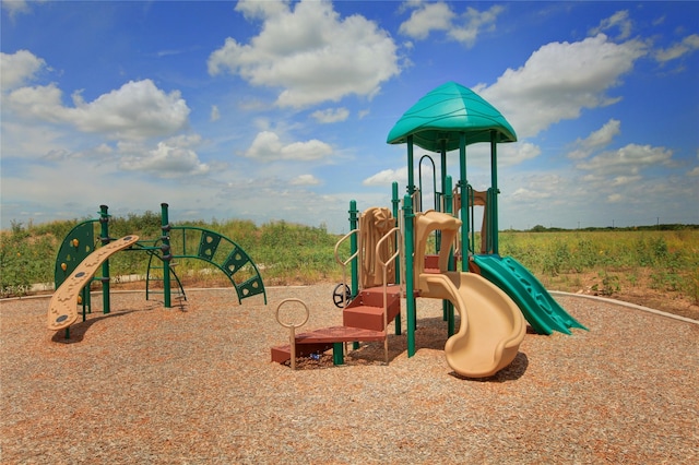 view of jungle gym