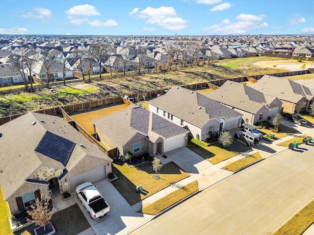 birds eye view of property featuring a residential view