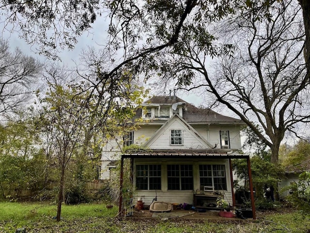 view of back of property