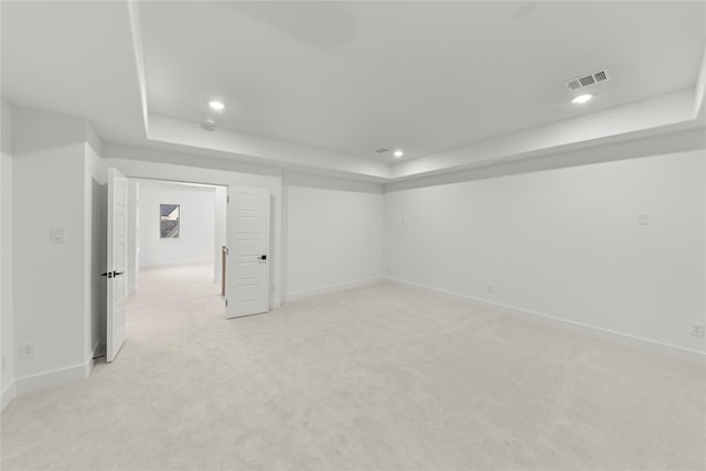 2671 Pelican Pt, Prosper, TX 75078 - finished basement featuring light carpet, baseboards, and recessed lighting